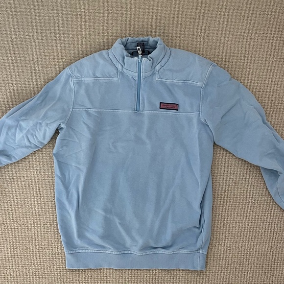 Men’s S, Vineyard Vines baby blue quarter zip - Picture 1 of 3